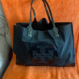 Tory Burch Black Ella Tote Nylon Lightly used